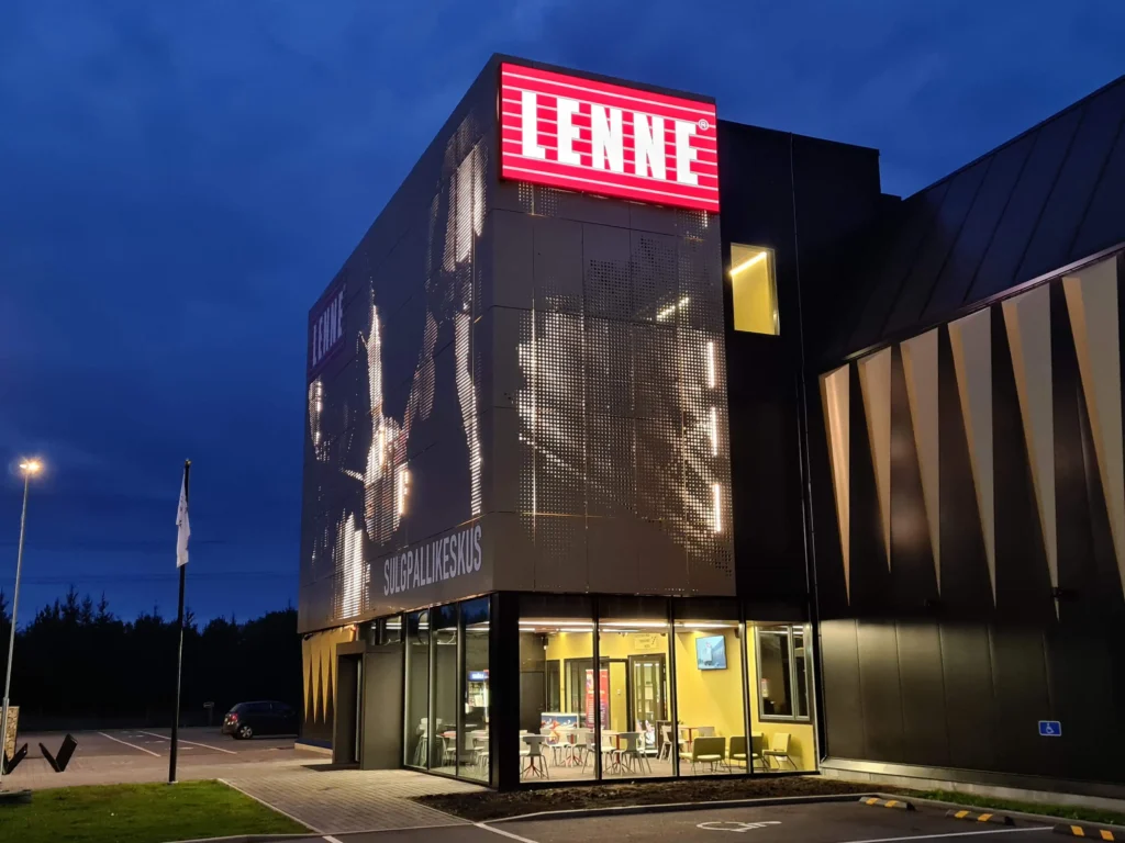 Lenne valolaatikko kangaga valguskast